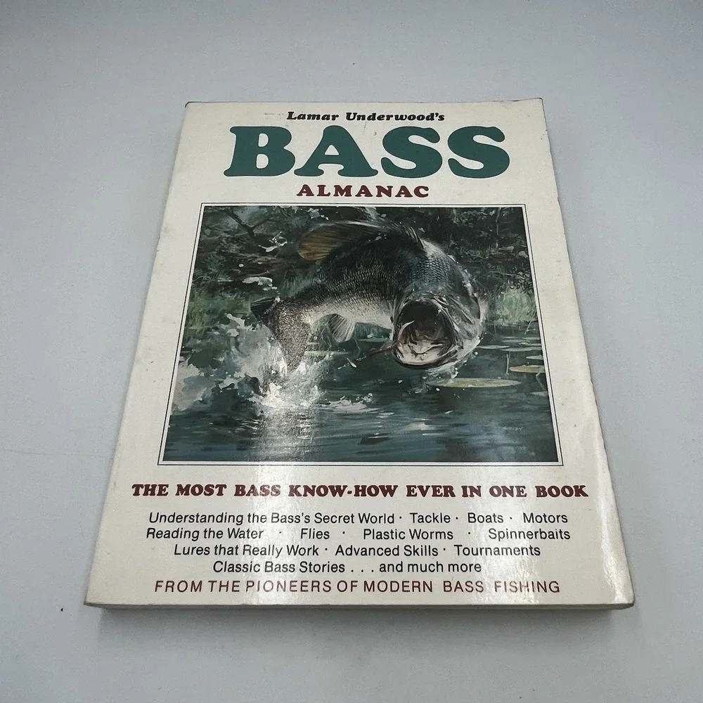 Bass Almanac by Lamar Underwood (Bass Fishing, 1979 First Edition) Paperback